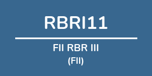 Logo do fundo FII RBR III